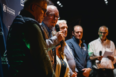 Soirée de présentation des skippers de la Course des Caps Boulogne sur Mer Banque Populaire du Nord 2025, dans Nausicaa, partenaire de la course, à  Boulogne sur Mer.