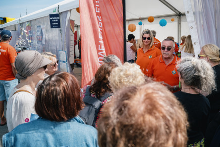 Animation SNSM sur le village de la Course des Caps Boulogne sur Mer Banque Populaire du Nord 2025.