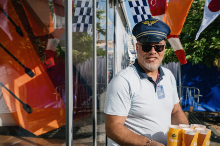 Ambiances sur le bar La Trinquette, sur le village de la Course des Caps Boulogne sur Mer Banque Populaire du Nord 2025.