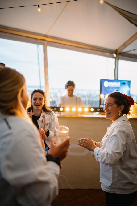 Soirée partenaire au Club 60° Nord sur le village de la Course des Caps Boulogne sur Mer Banque Populaire du Nord 2025.
