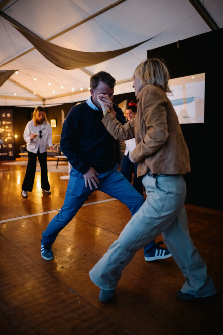 Soirée partenaire au Club 60° Nord sur le village de la Course des Caps Boulogne sur Mer Banque Populaire du Nord 2025.