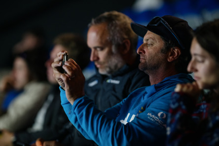 Briefing météo des Skippers avant le départ de la Course des Caps Boulogne sur Mer Banque Populaire du Nord 2025.