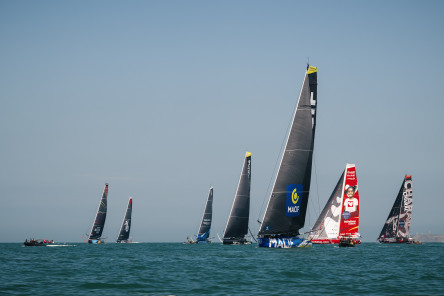 Départ de la Course des Caps Boulogne sur Mer Banque Populaire du Nord 2025, au large de Boulogne-Sur-Mer, le 29 juin 2025.