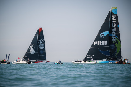 Départ de la Course des Caps Boulogne sur Mer Banque Populaire du Nord 2025, au large de Boulogne-Sur-Mer, le 29 juin 2025.