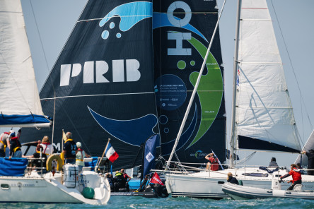 Départ de la Course des Caps Boulogne sur Mer Banque Populaire du Nord 2025, au large de Boulogne-Sur-Mer, le 29 juin 2025.
