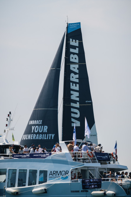 Départ de la Course des Caps Boulogne sur Mer Banque Populaire du Nord 2025, au large de Boulogne-Sur-Mer, le 29 juin 2025.