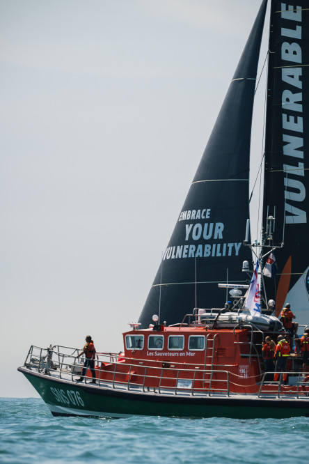 Départ de la Course des Caps Boulogne sur Mer Banque Populaire du Nord 2025, au large de Boulogne-Sur-Mer, le 29 juin 2025.