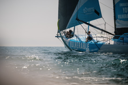 Départ de la Course des Caps Boulogne sur Mer Banque Populaire du Nord 2025, au large de Boulogne-Sur-Mer, le 29 juin 2025.