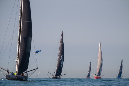 Départ de la Course des Caps Boulogne sur Mer Banque Populaire du Nord 2025, au large de Boulogne-Sur-Mer, le 29 juin 2025.
