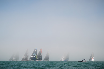 Départ de la Course des Caps Boulogne sur Mer Banque Populaire du Nord 2025, au large de Boulogne-Sur-Mer, le 29 juin 2025.
