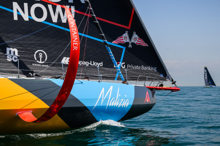 Départ de la Course des Caps Boulogne sur Mer Banque Populaire du Nord 2025, au large de Boulogne-Sur-Mer, le 29 juin 2025.