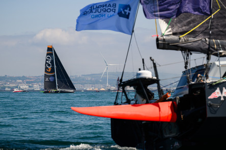 Départ de la Course des Caps Boulogne sur Mer Banque Populaire du Nord 2025, au large de Boulogne-Sur-Mer, le 29 juin 2025.