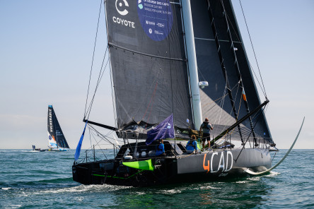 Départ de la Course des Caps Boulogne sur Mer Banque Populaire du Nord 2025, au large de Boulogne-Sur-Mer, le 29 juin 2025.