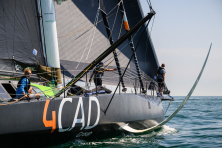 Départ de la Course des Caps Boulogne sur Mer Banque Populaire du Nord 2025, au large de Boulogne-Sur-Mer, le 29 juin 2025.