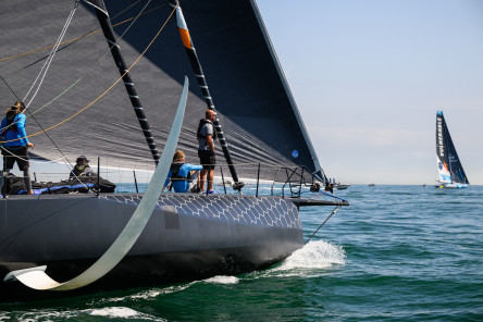Départ de la Course des Caps Boulogne sur Mer Banque Populaire du Nord 2025, au large de Boulogne-Sur-Mer, le 29 juin 2025.