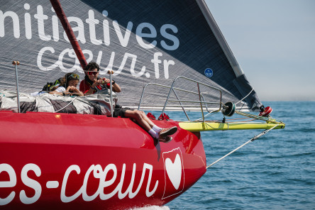 Départ de la Course des Caps Boulogne sur Mer Banque Populaire du Nord 2025, au large de Boulogne-Sur-Mer, le 29 juin 2025.
