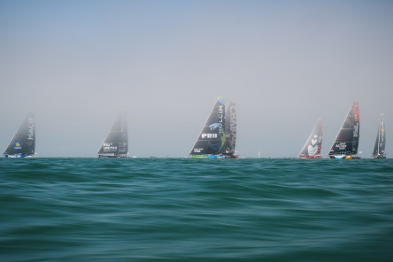Départ de la Course des Caps Boulogne sur Mer Banque Populaire du Nord 2025, au large de Boulogne-Sur-Mer, le 29 juin 2025.