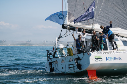 Départ de la Course des Caps Boulogne sur Mer Banque Populaire du Nord 2025, au large de Boulogne-Sur-Mer, le 29 juin 2025.
