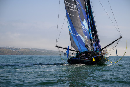 Départ de la Course des Caps Boulogne sur Mer Banque Populaire du Nord 2025, au large de Boulogne-Sur-Mer, le 29 juin 2025.