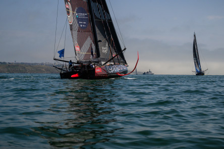 Départ de la Course des Caps Boulogne sur Mer Banque Populaire du Nord 2025, au large de Boulogne-Sur-Mer, le 29 juin 2025.