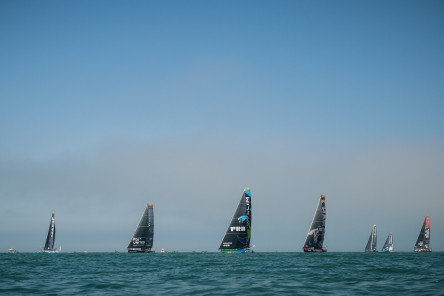 Départ de la Course des Caps Boulogne sur Mer Banque Populaire du Nord 2025, au large de Boulogne-Sur-Mer, le 29 juin 2025.