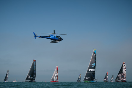 Départ de la Course des Caps Boulogne sur Mer Banque Populaire du Nord 2025, au large de Boulogne-Sur-Mer, le 29 juin 2025.