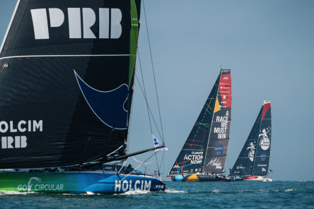 Départ de la Course des Caps Boulogne sur Mer Banque Populaire du Nord 2025, au large de Boulogne-Sur-Mer, le 29 juin 2025.