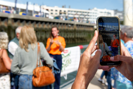 Course des Caps - Boulogne sur Mer - Banque Populaire du Nord 2025 --- Visite langage des signes