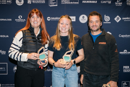 Remise des Prix le dimanche 06 Juillet 2025 de la Course des Caps Boulogne sur Mer Banque Populaire du Nord 2025, dans la salle L'Embarcadère, après un changement en dernière minute suite aux averses locales.