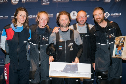 Remise des Prix le dimanche 06 Juillet 2025 de la Course des Caps Boulogne sur Mer Banque Populaire du Nord 2025, dans la salle L'Embarcadère, après un changement en dernière minute suite aux averses locales.