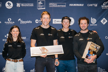 Remise des Prix le dimanche 06 Juillet 2025 de la Course des Caps Boulogne sur Mer Banque Populaire du Nord 2025, dans la salle L'Embarcadère, après un changement en dernière minute suite aux averses locales.