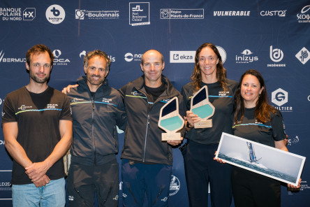 Remise des Prix le dimanche 06 Juillet 2025 de la Course des Caps Boulogne sur Mer Banque Populaire du Nord 2025, dans la salle L'Embarcadère, après un changement en dernière minute suite aux averses locales.