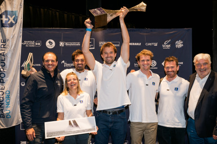 Remise des Prix le dimanche 06 Juillet 2025 de la Course des Caps Boulogne sur Mer Banque Populaire du Nord 2025, dans la salle L'Embarcadère, après un changement en dernière minute suite aux averses locales.